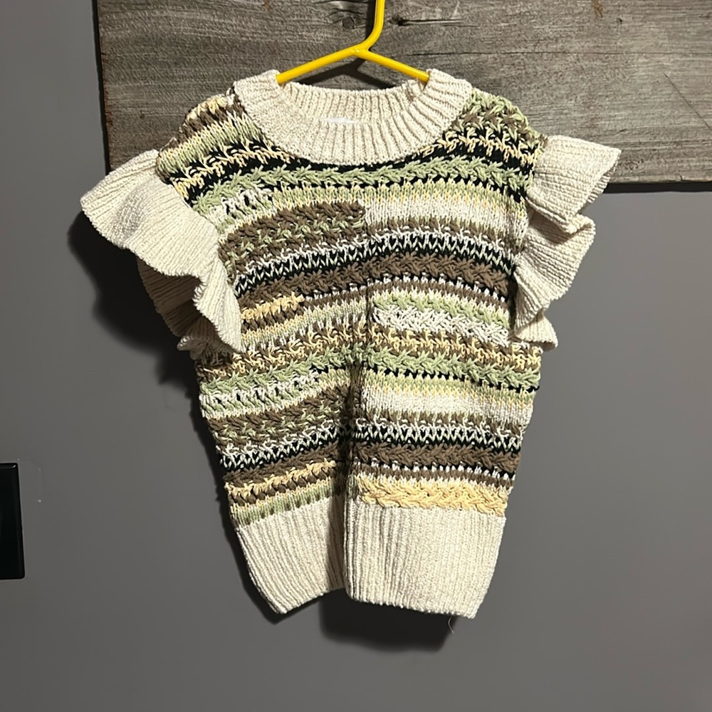 NWOT Zara Vest Knit top